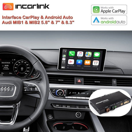 Caméra CarPlay Android Auto Mirrorlink Audi MIB A3 A4 A5 Q2 Q5 Q7