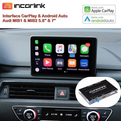 Caméra CarPlay Android Auto Mirrorlink Audi MIB A3 A4 A5 Q2 Q5 Q7