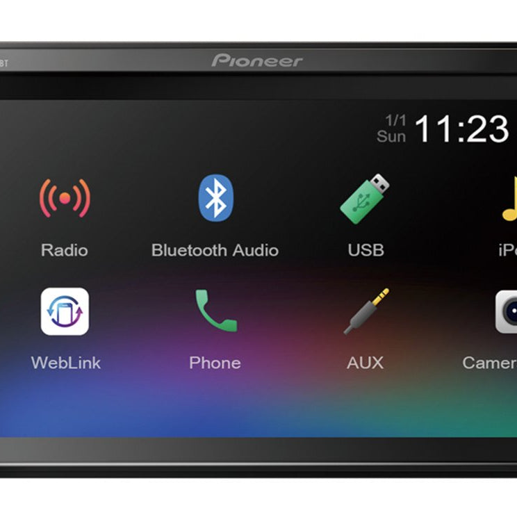 Auto Rádio 2 DIN Pioneer DMH-A240BT com Bluetooth