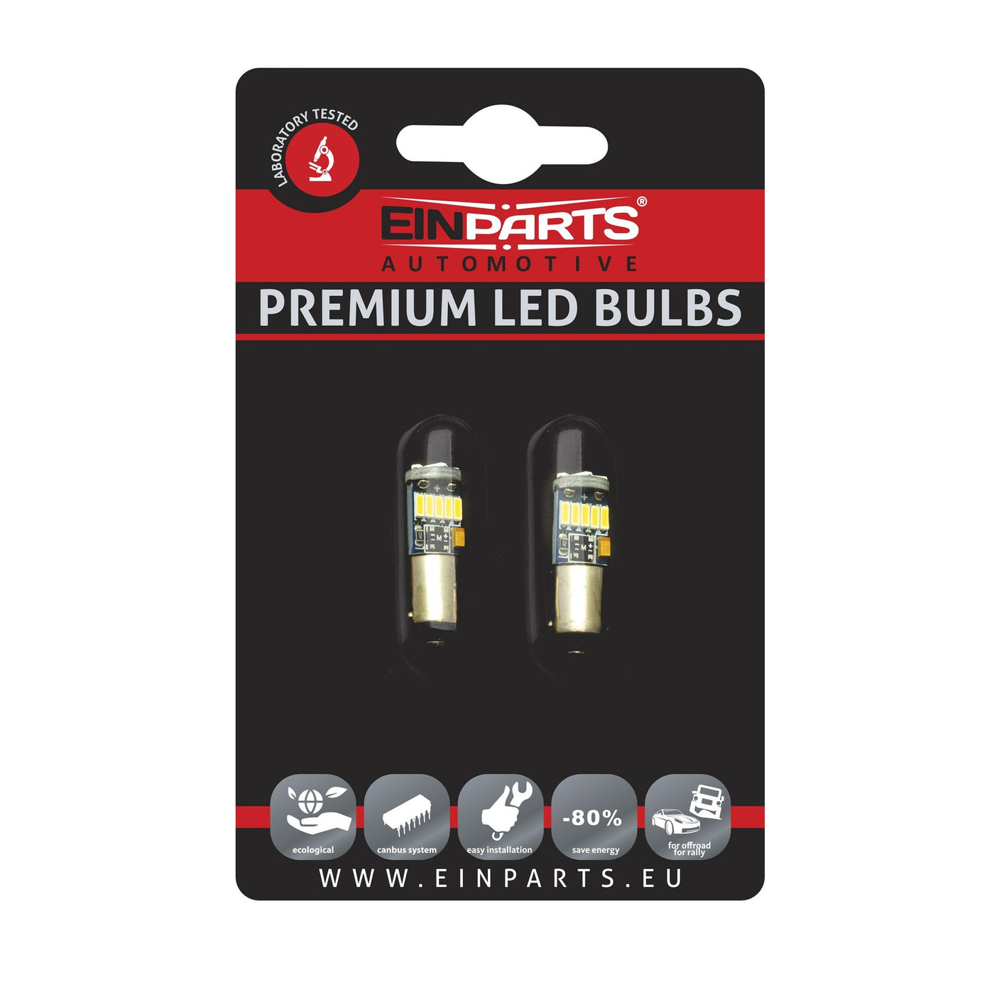 EPL273 BA9S 15SMD 4014 CANBUS LED Bulbs – 2 Pieces