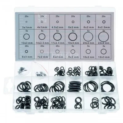 Black O-Ring Seal Kit 225 pcs