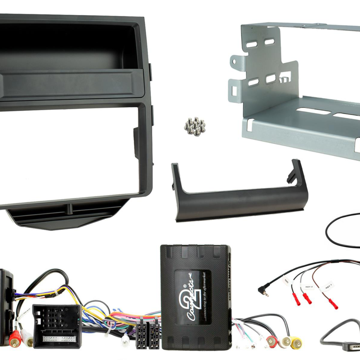 Frente 2Din + Interface Comandos Volante Infodapter + MOST Porsche Macan