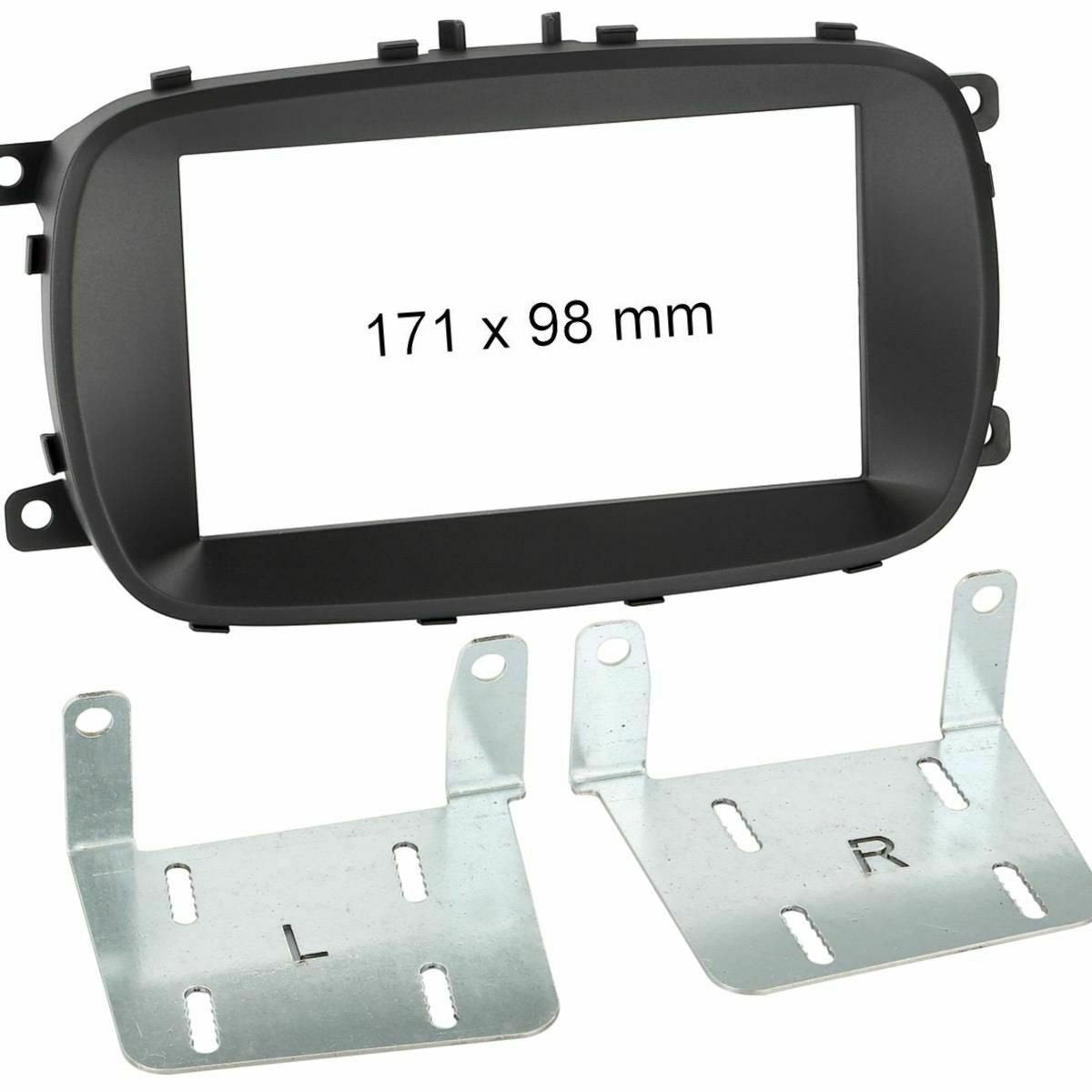 Front Radio 2DIN Fiat 500X