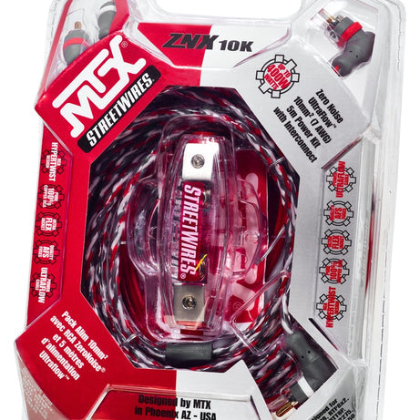 MTX ZNX10K ZeroNoise® 10mm² (7 AWG) 5 Meter Power Kit