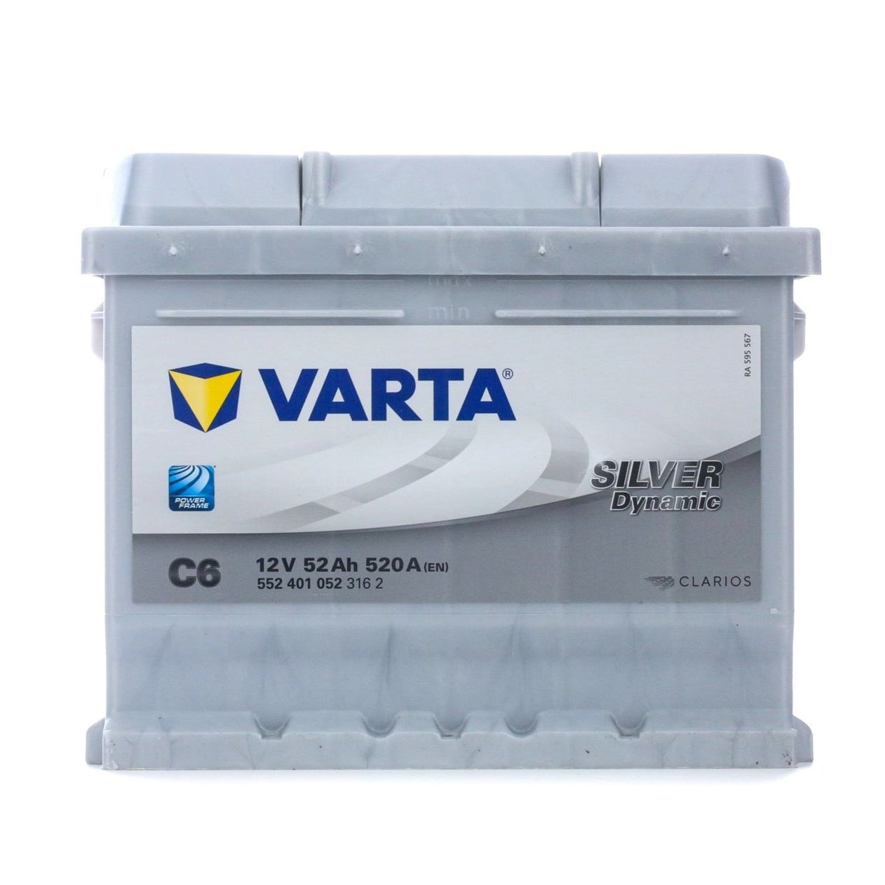 VARTA C6 Starter Battery 12V 52Ah 520A B13 Lead-Acid Battery