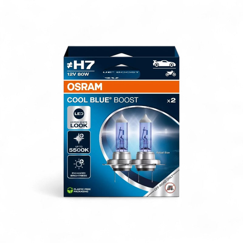 Lâmpada OSRAM Cool Blue Boost H7 | 80W | 5000K