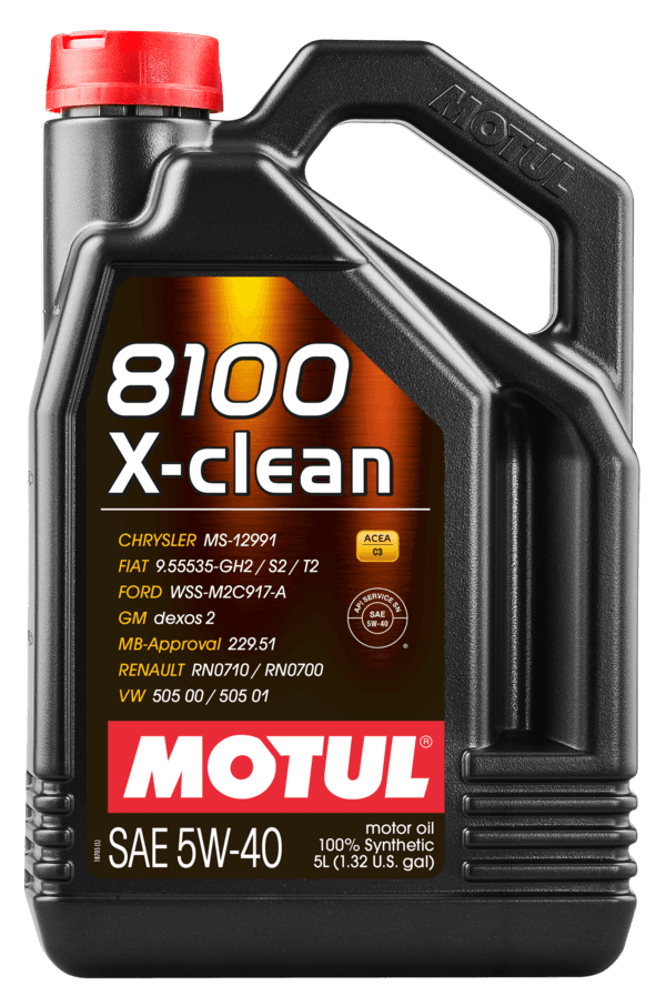 Óleo de motor MOTUL 8100 X-CLEAN 5W40 5L