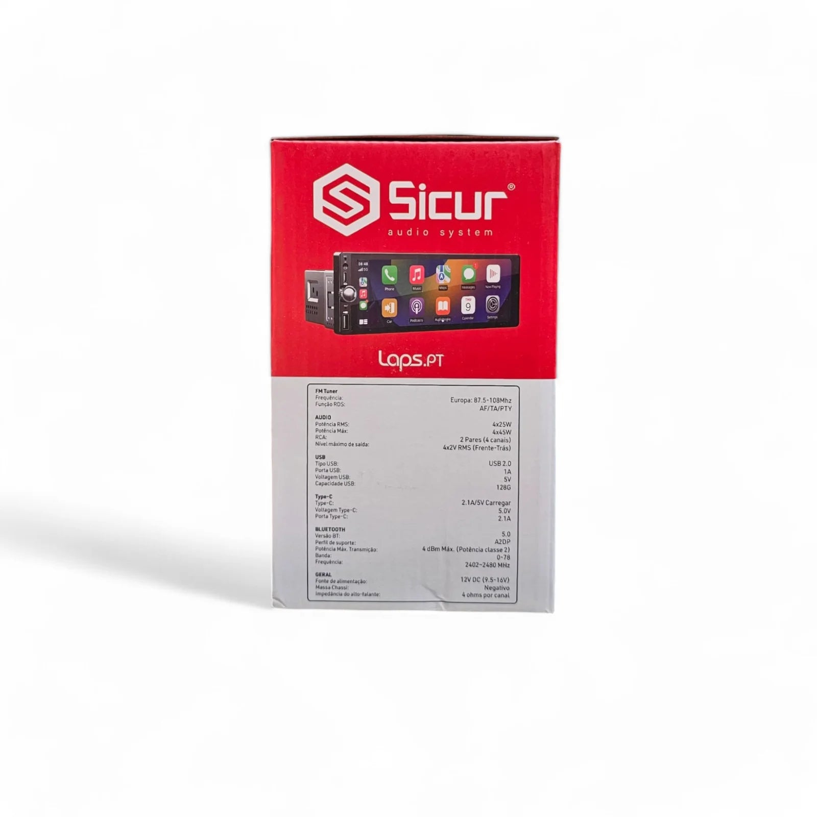 Radio para coche SICUR SRM695 – Pantalla de 7″, CarPlay, Android Auto y Bluetooth