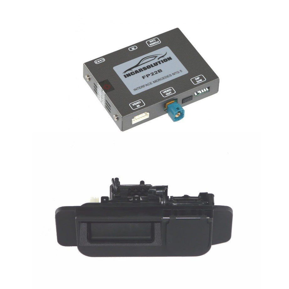 Interface & Camara Traseira Motorizada Mercedes Classe C CLA W205 C117 - AUDIO 20 COMAND NTG5