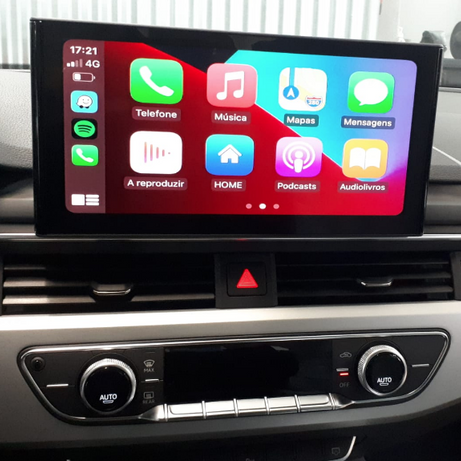 Interface CarPlay Android Auto MirrorLink Audi A1 A4 A5 A6 A7 A8 Q3 Q8 E-Tron MIB3