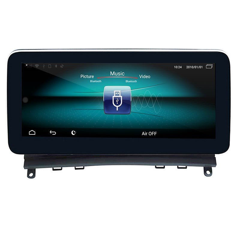 Monitor 10.25” Android 13 para Mercedes NTG4 CarPlay & Android Auto | Compatível com Classe C W204