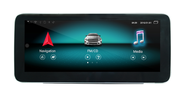 Monitor CarPlay Android Auto 10.25" Mercedes NTG5 Classe C GLC V X