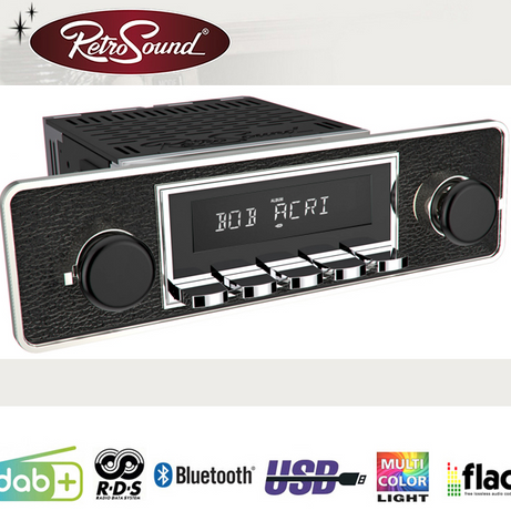 Radio Retrosound "Motor-2DAB" Design "Trim" RDS USB Bluetooth