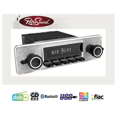 Radio Retrosound "Motor-6DAB" Design "Pagode" RDS USB Bluetooth