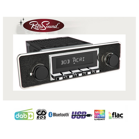 Radio Retrosound "Motor-6DAB" Design "Trim" RDS USB Bluetooth