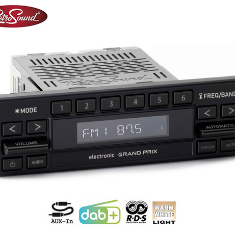 Radio Retrosound "Motor-1DAB" Design "Grand Prix" RDS USB