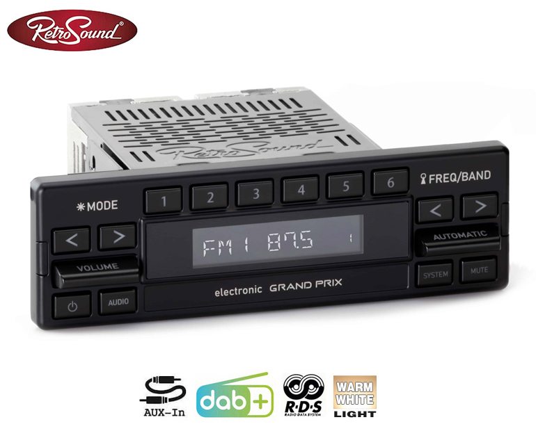 Radio Retrosound "Motor-1DAB" Design "Grand Prix" RDS USB