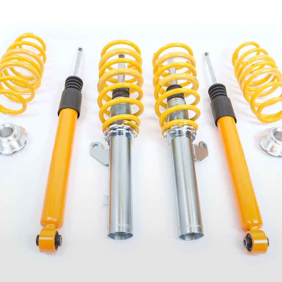 FK coilover kit sport suspension VW Golf 7 AU from 2012 with 50mm strut, torsion beam rear axle