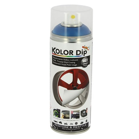 Pintura en spray para revestimiento vinílico Kolor Dip 400ml - Azul metalizado