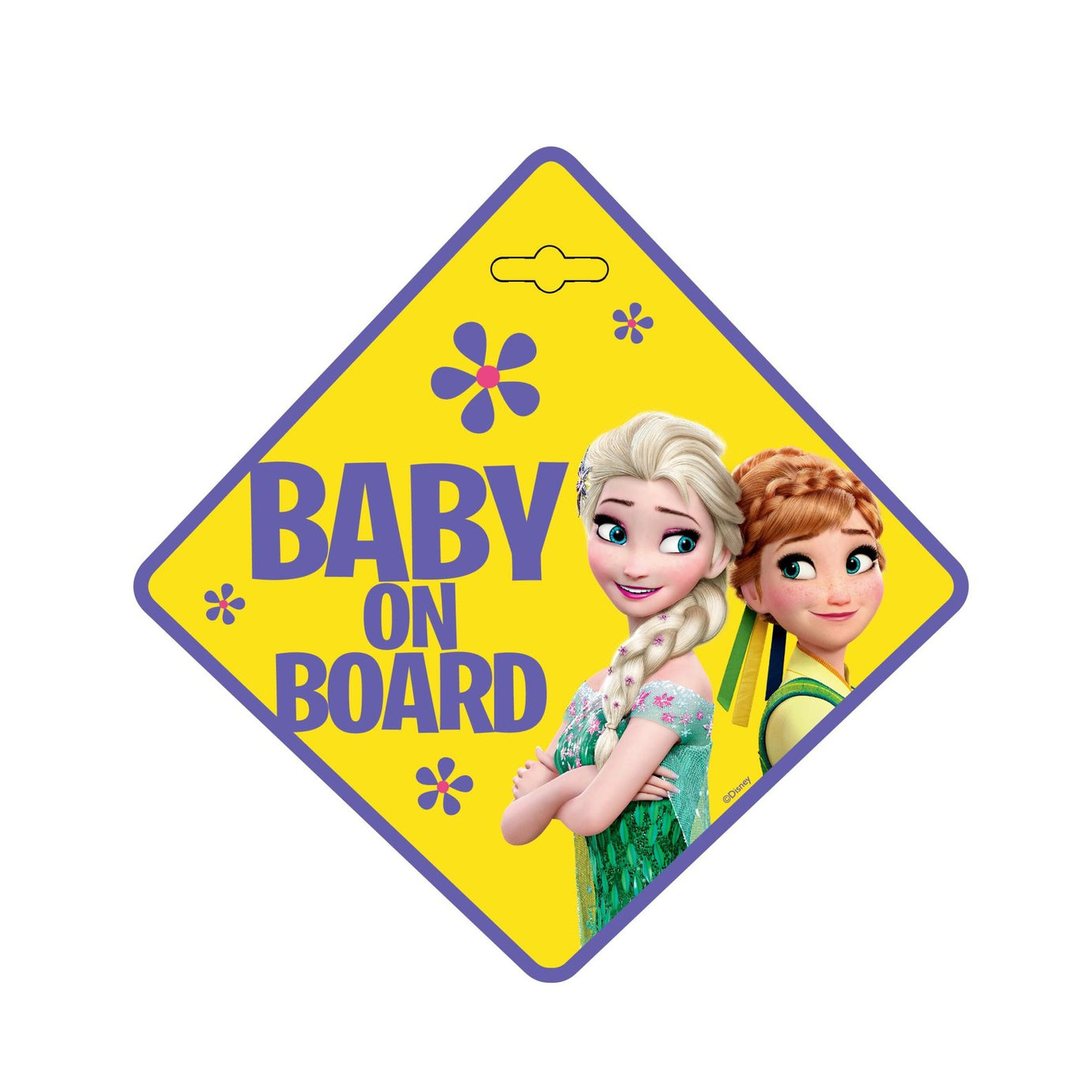 Placa "Baby On Board" - Frozen